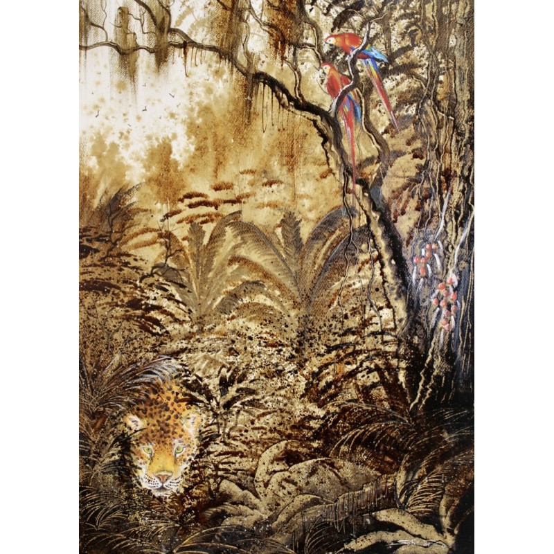 Le Jaguar, dans la Forêt Amazonienne